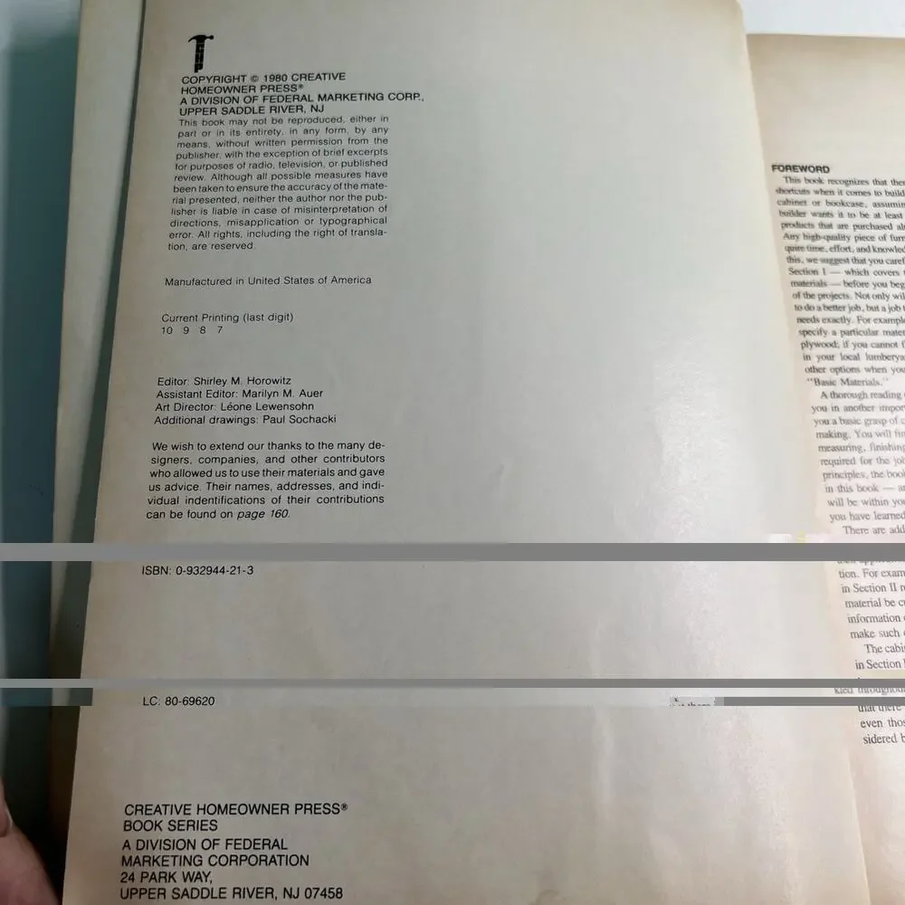 Cabinets Bookcases and Closets 1980 PB By Tom Philbin DIY Homeowner Illustrated